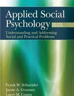 Applied Social Psychology: Understanding and Addressing Social and Practical Problems, 2E Fashion