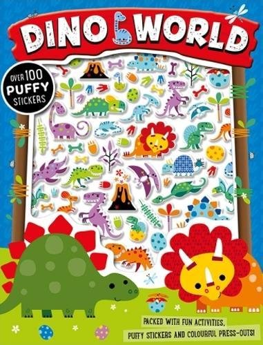 DINO WORLD PUFFY STICKER ACTIVITY BOOK Supply