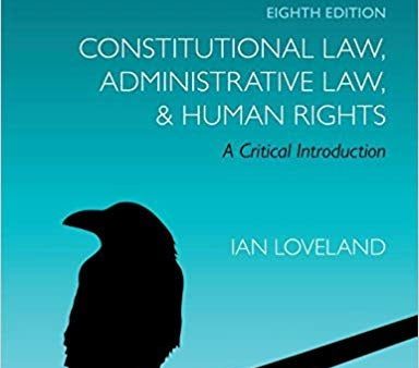 Constitutional Law, Administrative Law and Human Rights 8ED For Sale