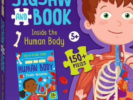 Glow-in-the-dark Jigsaw and Book: Inside the Human Body Sale