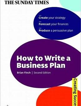 How To Write A Business Plan 2E (Creating Success Series) For Sale